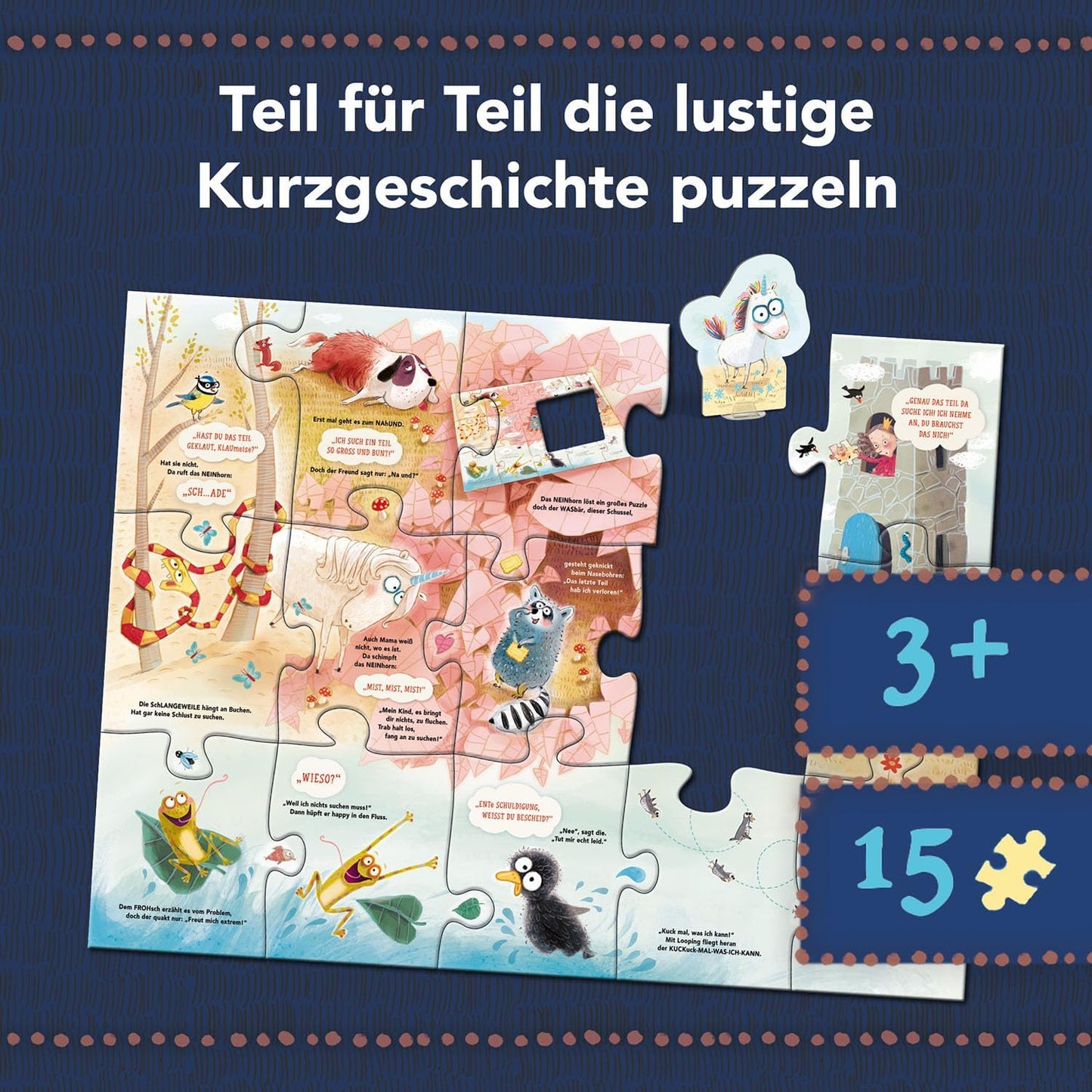 Mein erstes Story-Puzzle: Das NEINhorn - Puzzle