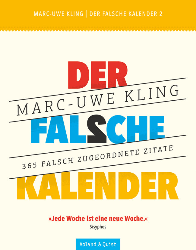 Der falsche Kalender 2 - Abreißkalender