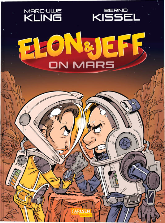Elon und Jeff an Mars - Comic