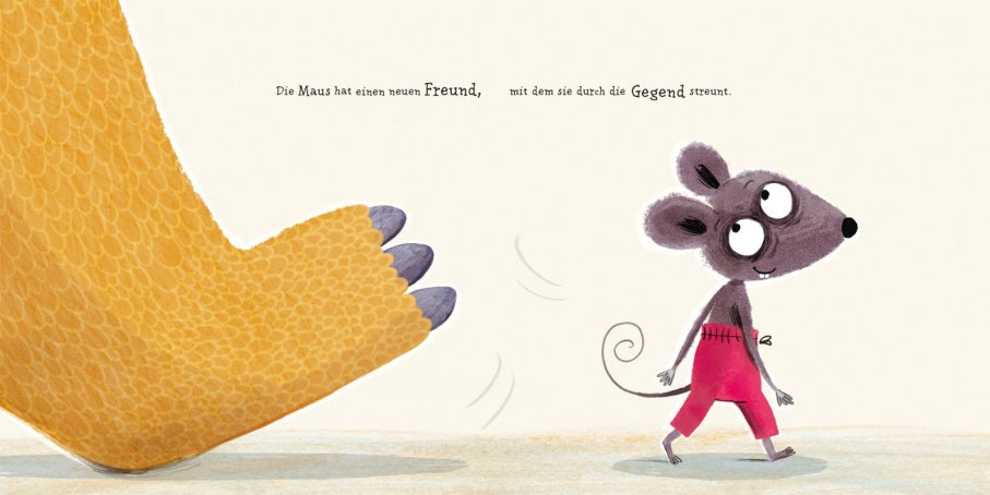 Die Maus hat einen neuen Freund - Kinderbuch