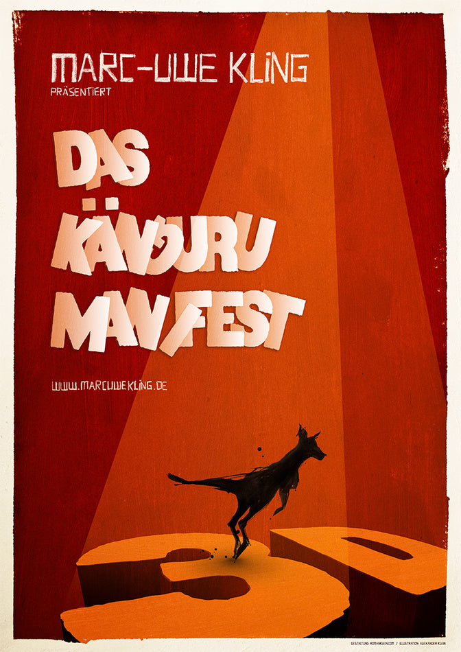 Das Känguru-Manifest 3D - Plakat